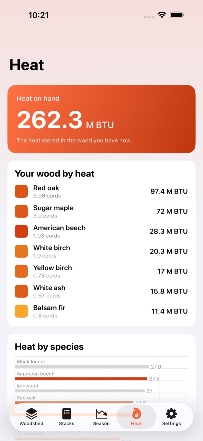 FireCord: Firewood Log screenshot 4