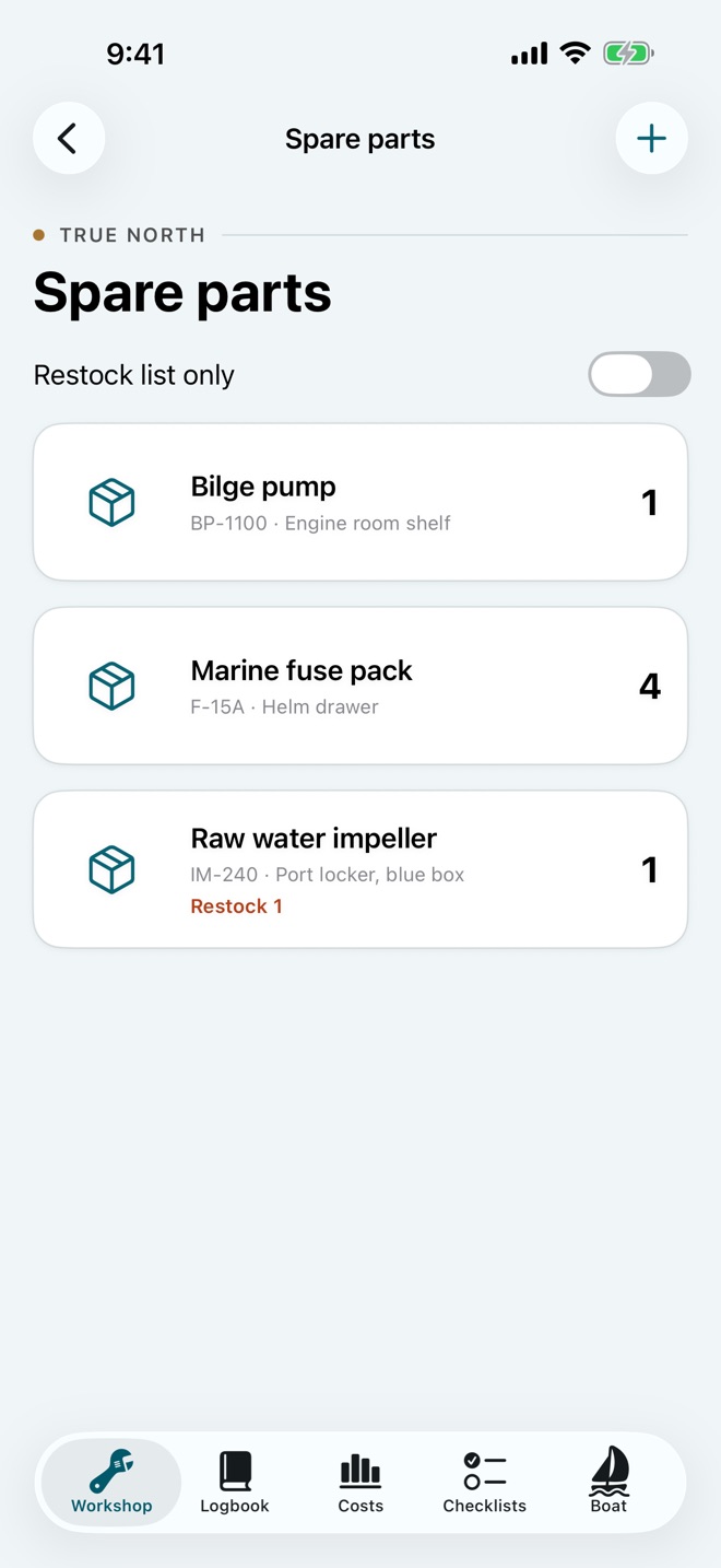 HullBook: Boat Maintenance Log screenshot 2