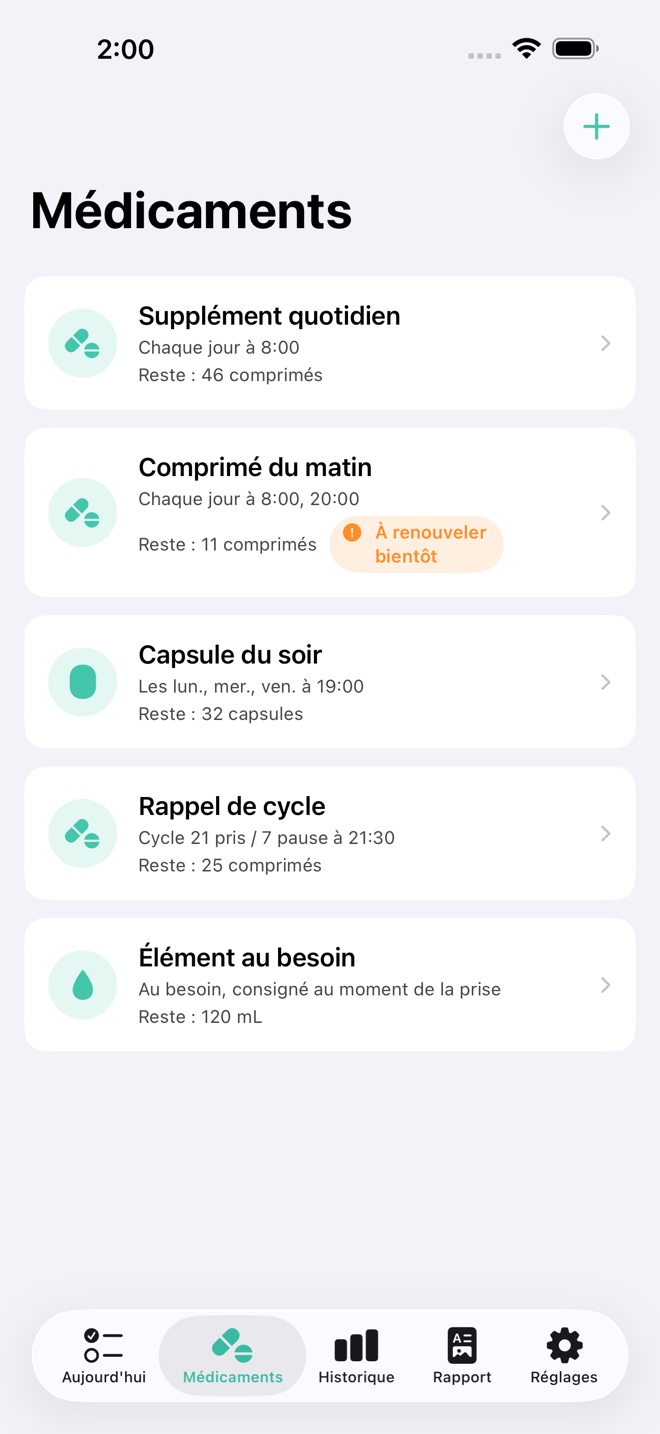 DoseDay : Rappel médicaments capture d’écran 4