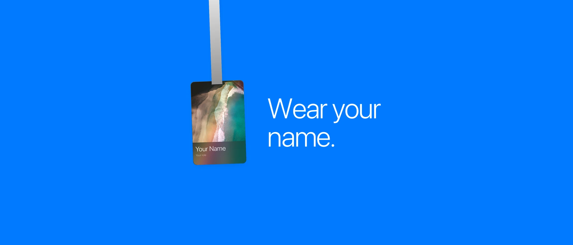 Badgey product page header