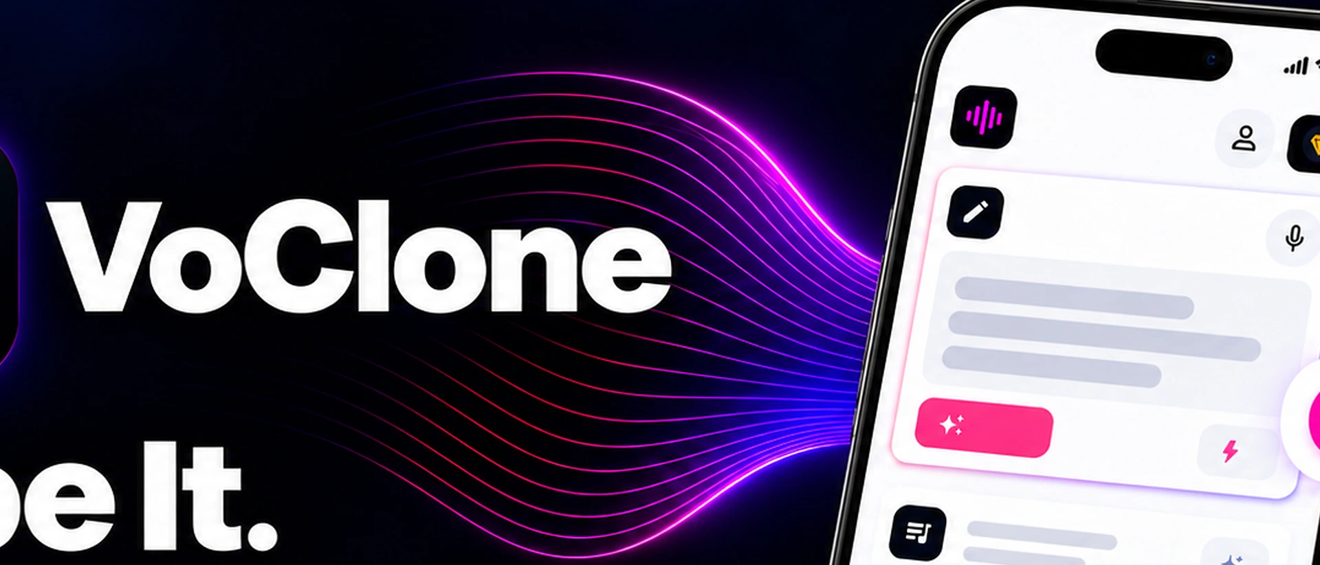 VoClone: AI Voice Changer App Store product page header