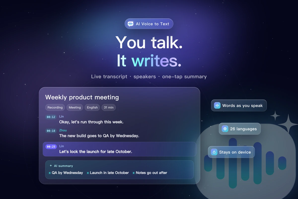 AI Voice to Text: Record Notes search result