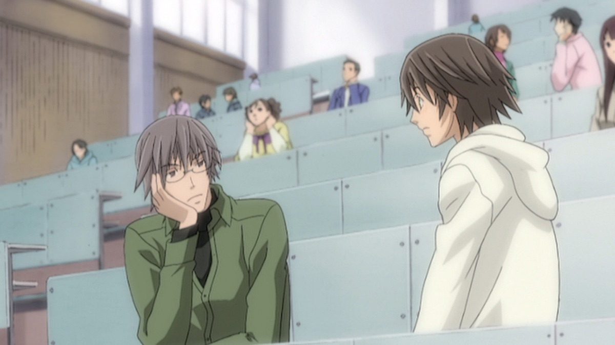 There's No Use Crying Over Spilt Milk - Junjo Romantica (Season 1, Episode  2) - Apple TV, image size:1200x675