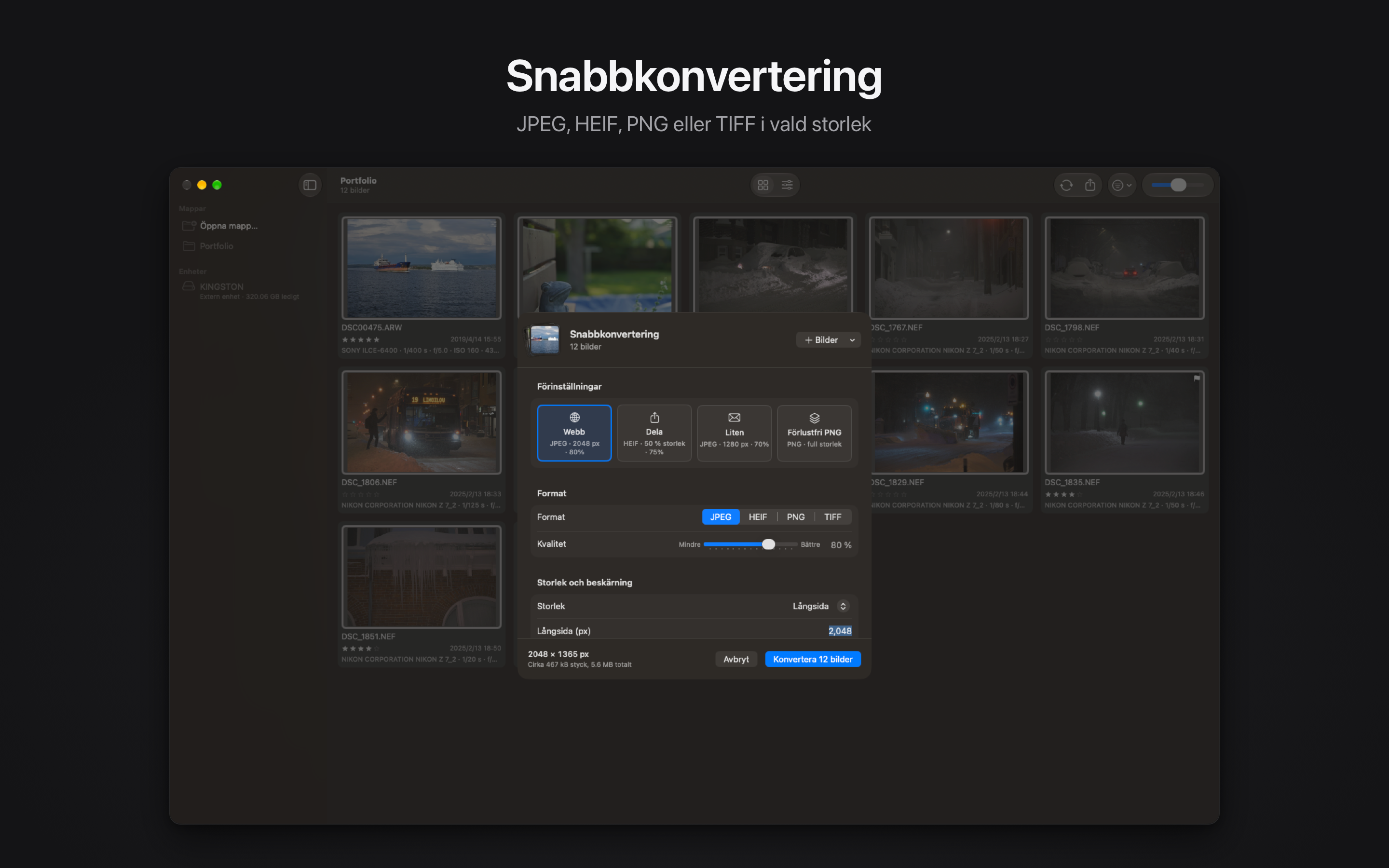 Rawed: RAW Photo Editor macOS screenshot 5 showing app interface