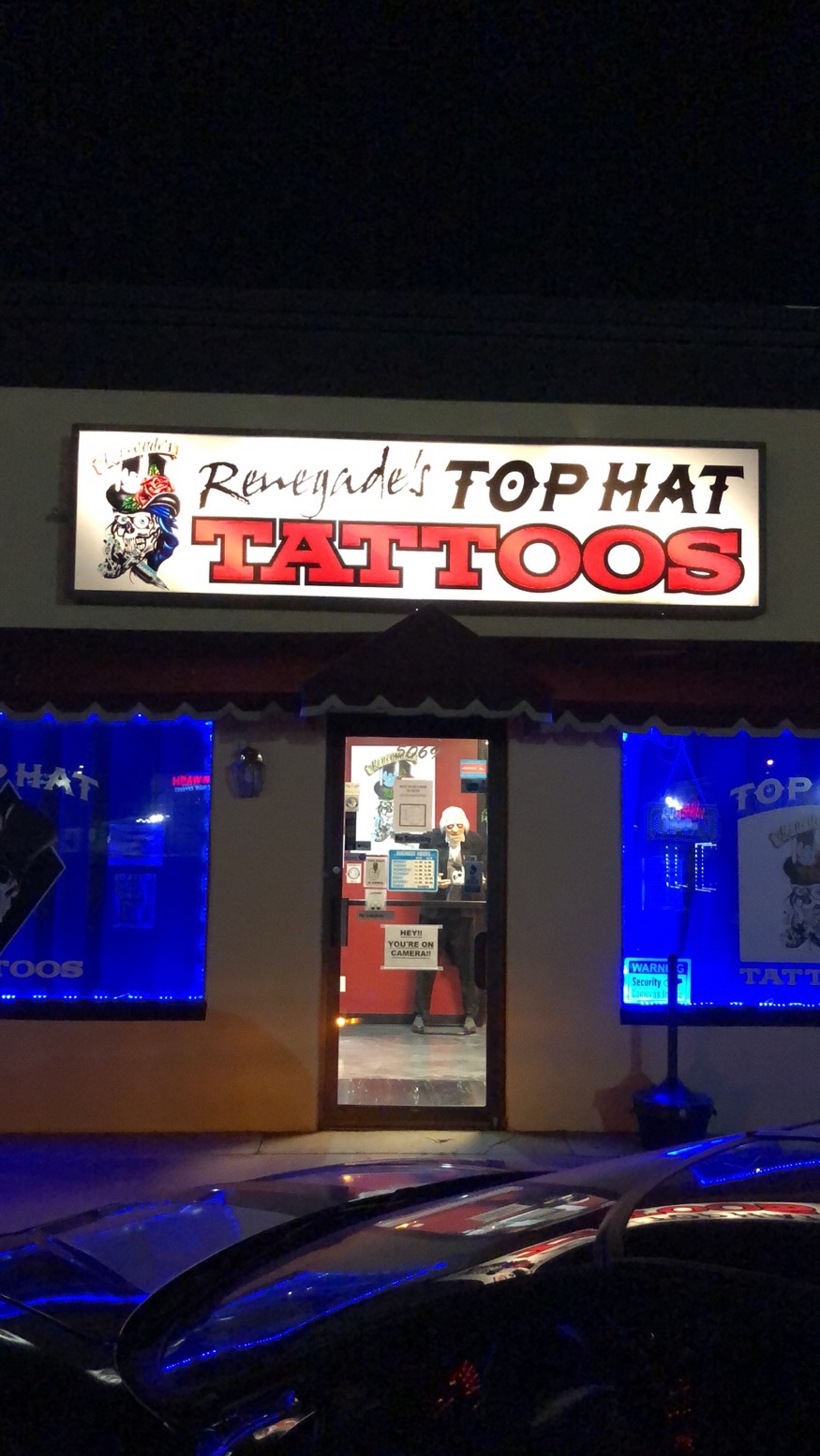 Renegade's Top Hat Tattoos Photos