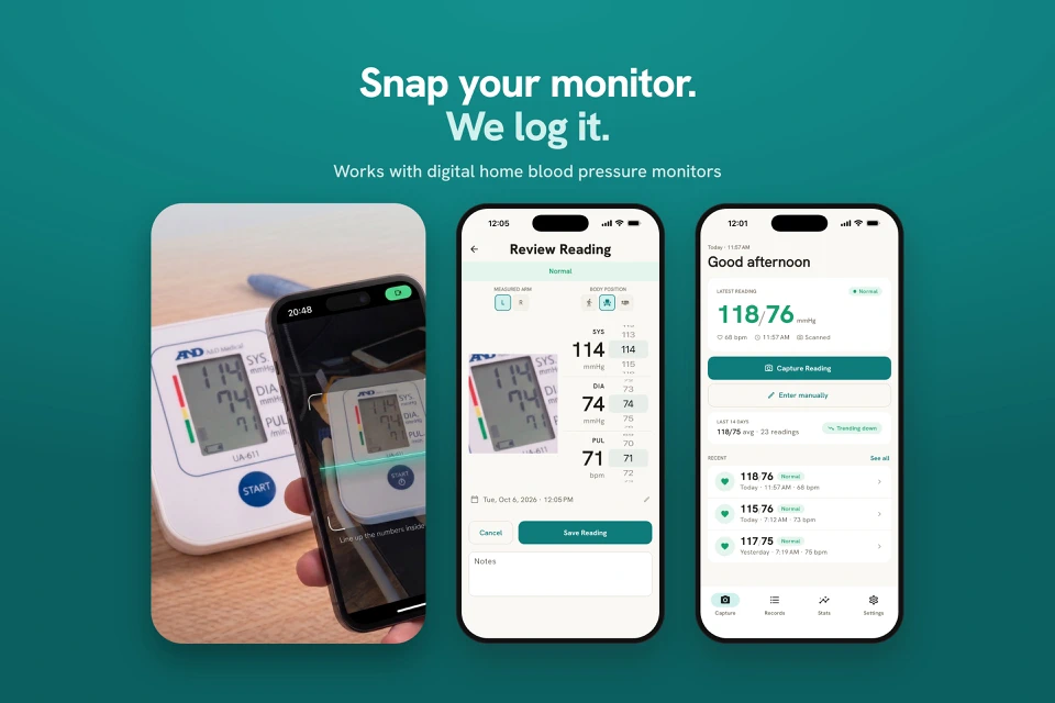 Blood Pressure Log: SnapSana App Store search result