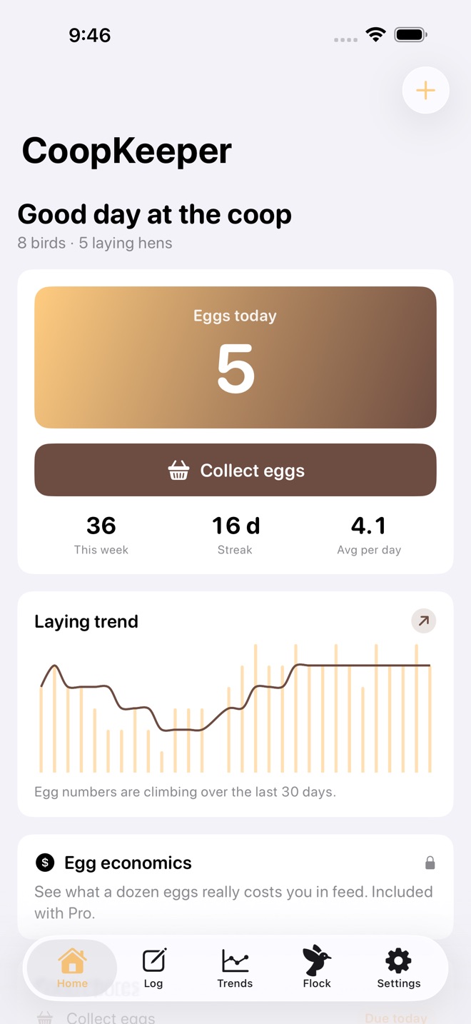 CoopKeeper: Chicken Log capture d’écran 1