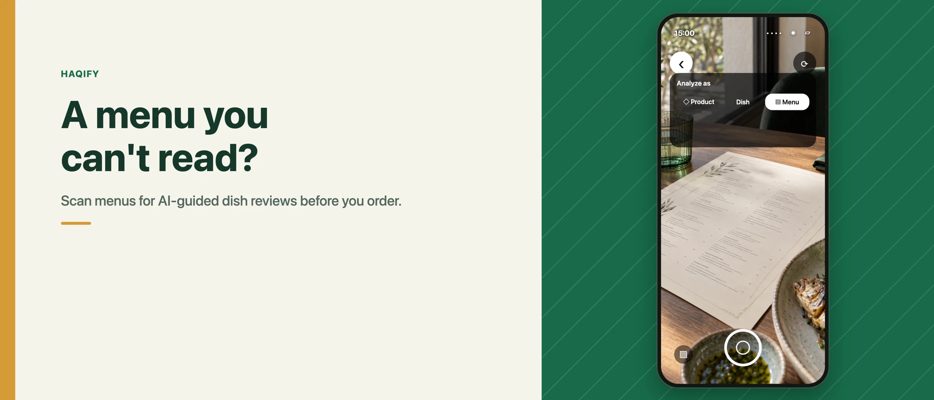 Haqify: Halal Food Scanner product page header