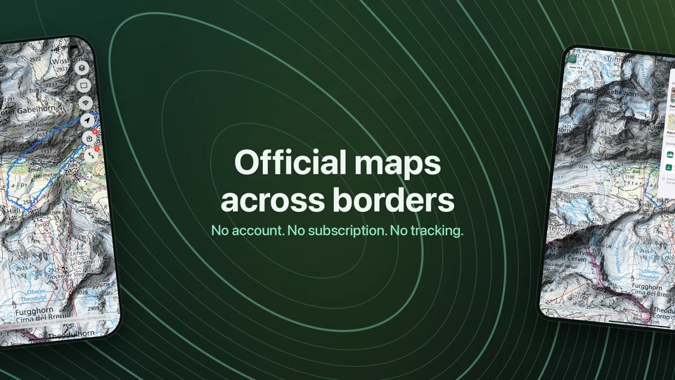 Offline Topo Map App Store product page header