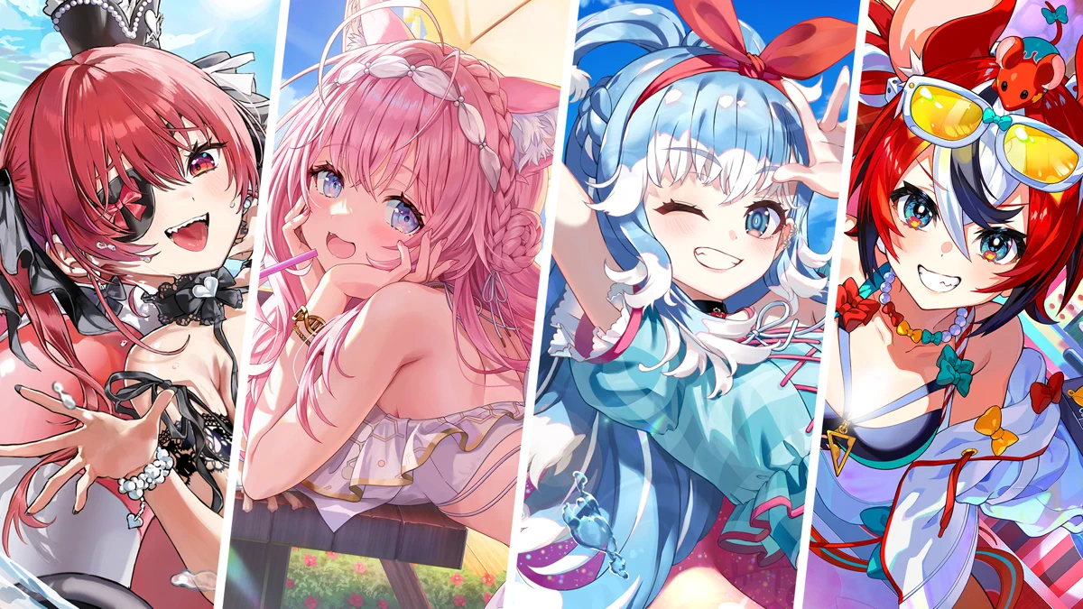ホロライブドリームス search result, In-app event: 水着衣装の新星5メンバー登場！