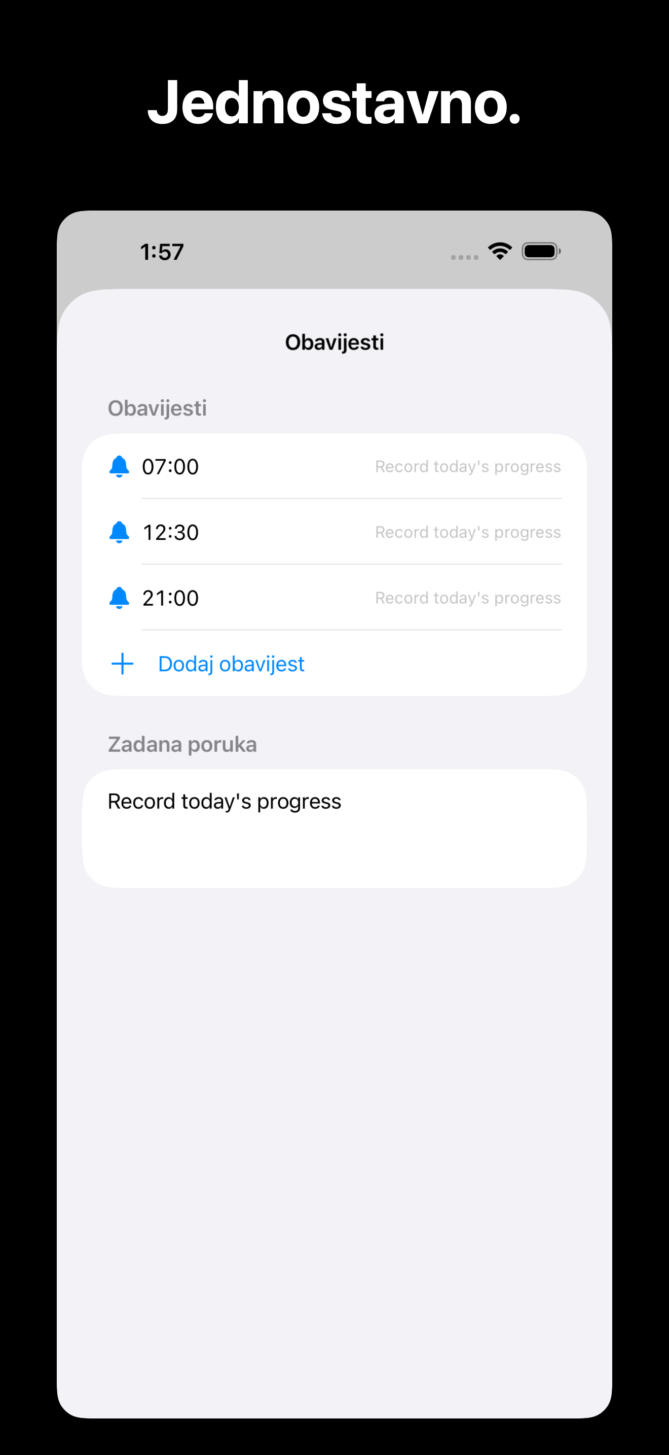 KeepGoing - Habit Tracker iOS screenshot 4 showing app interface