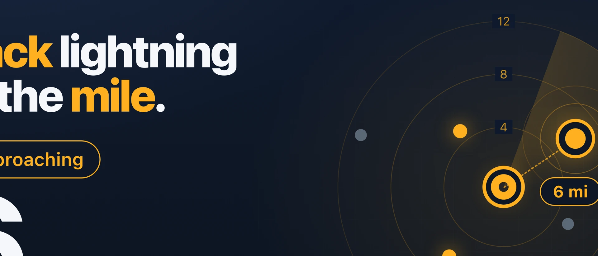 StrikeCast: Lightning Tracker product page header
