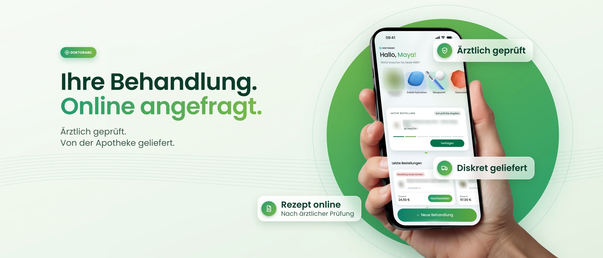 DoktorABC product page header