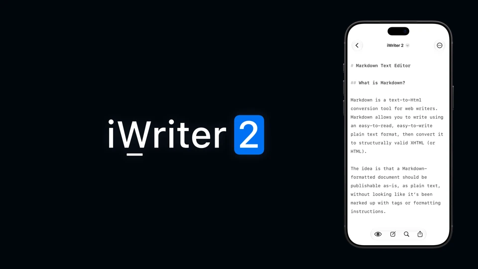 iWriter 2 App Store search result