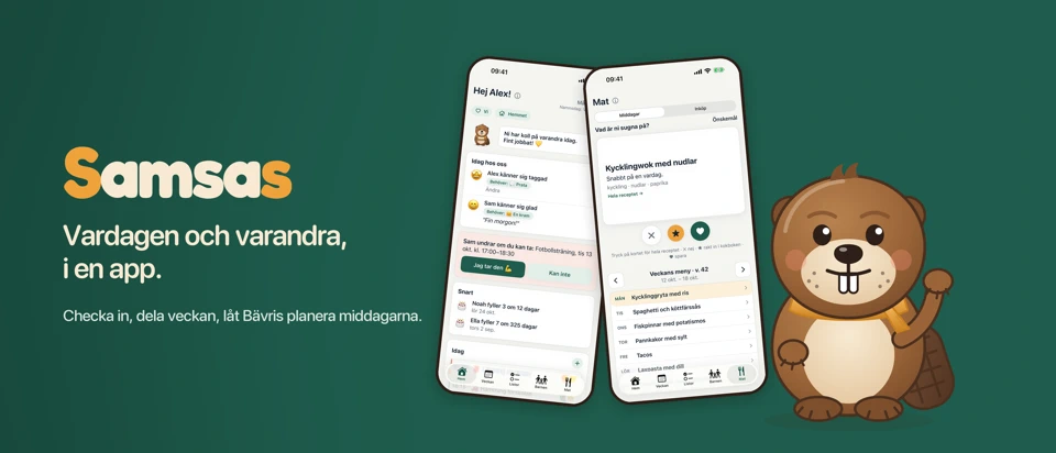 Samsas Appen App Store product page header