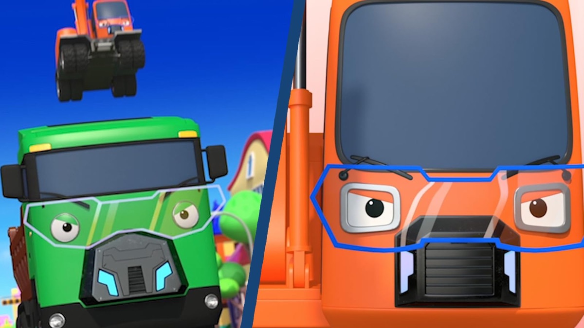 The best duo! Mega & Hank - Tayo Heavy Vehicle Rangers Songs (Season 1 ...