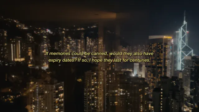 Yellow retro subtitles