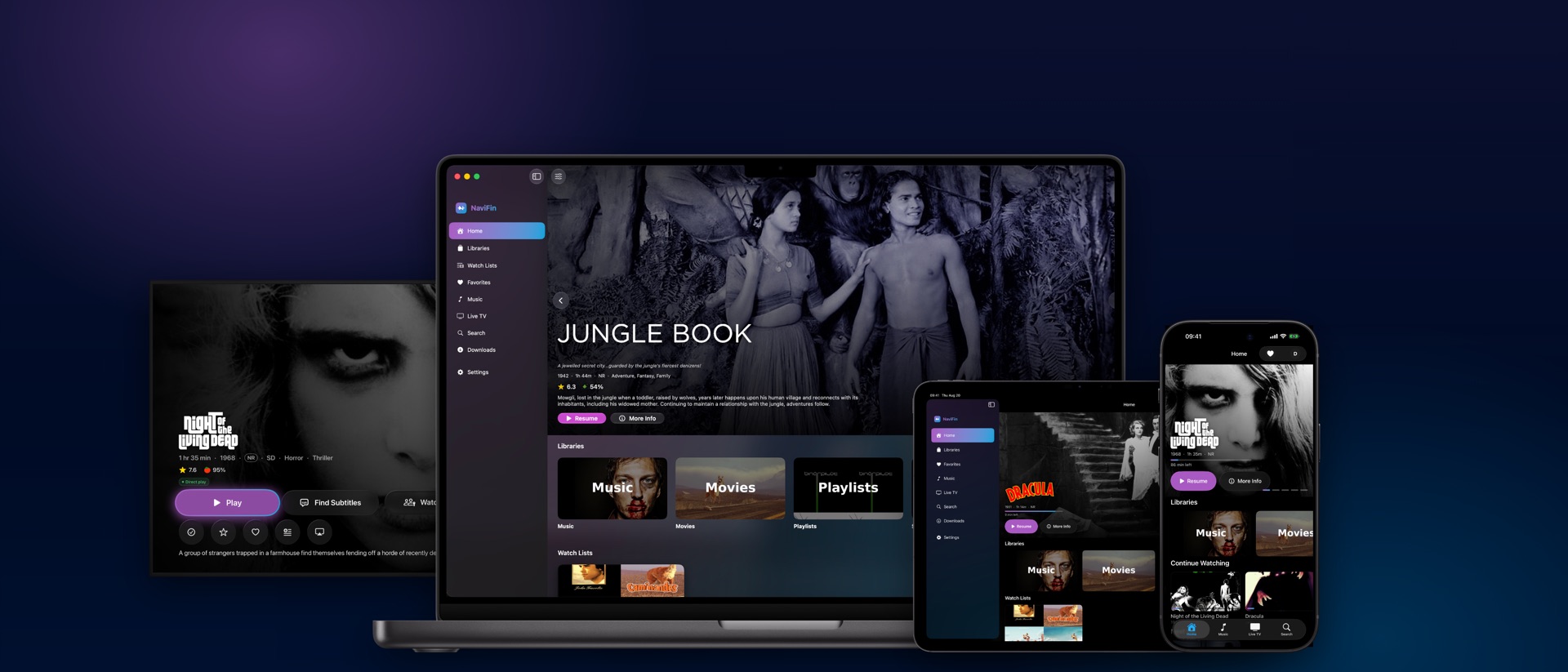 NaviFin product page header