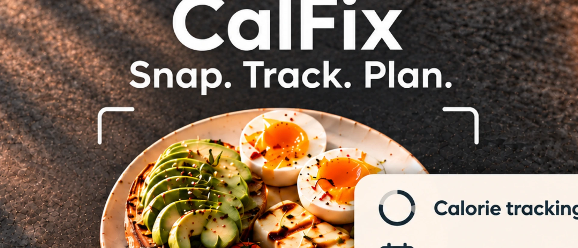 CalFix – AI Calorie Tracker product page header
