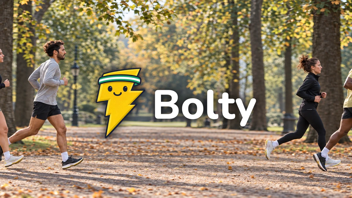 Bolty: AI Running Coach App Store product page header