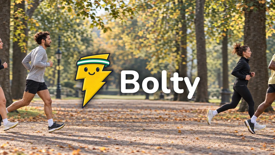 Bolty: AI Running Coach App Store product page header