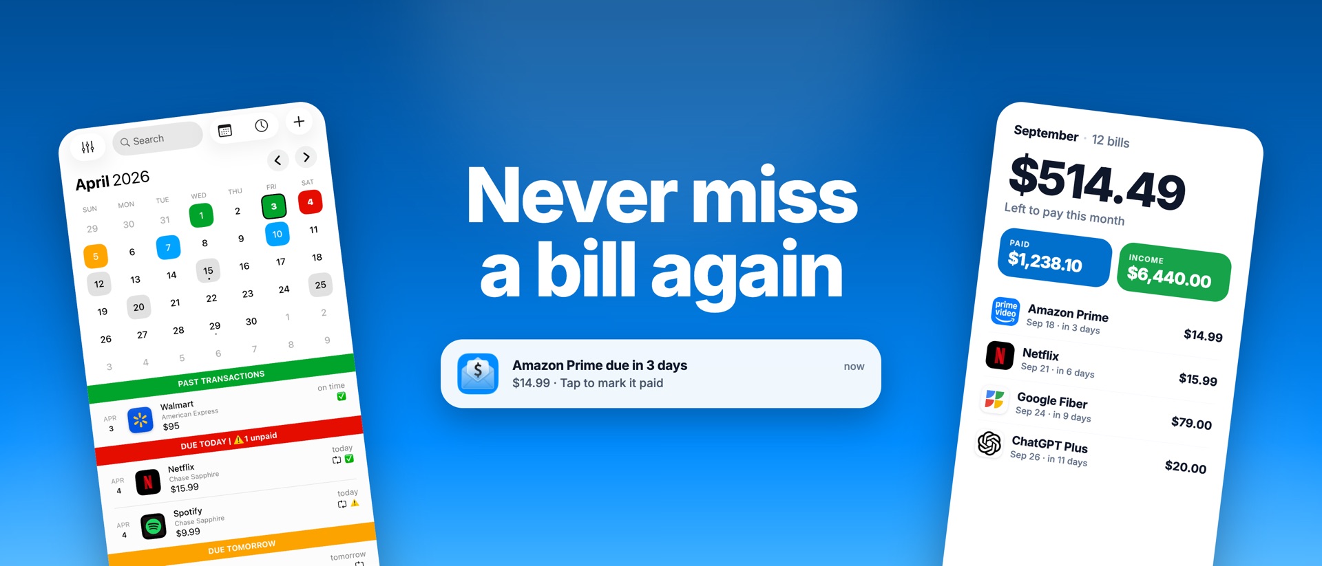 Bill Tracker Pro: Budget Saver product page header