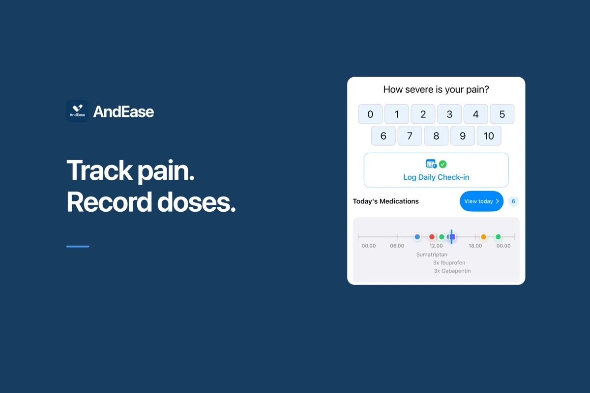 AndEase - Pain & meds tracker search result