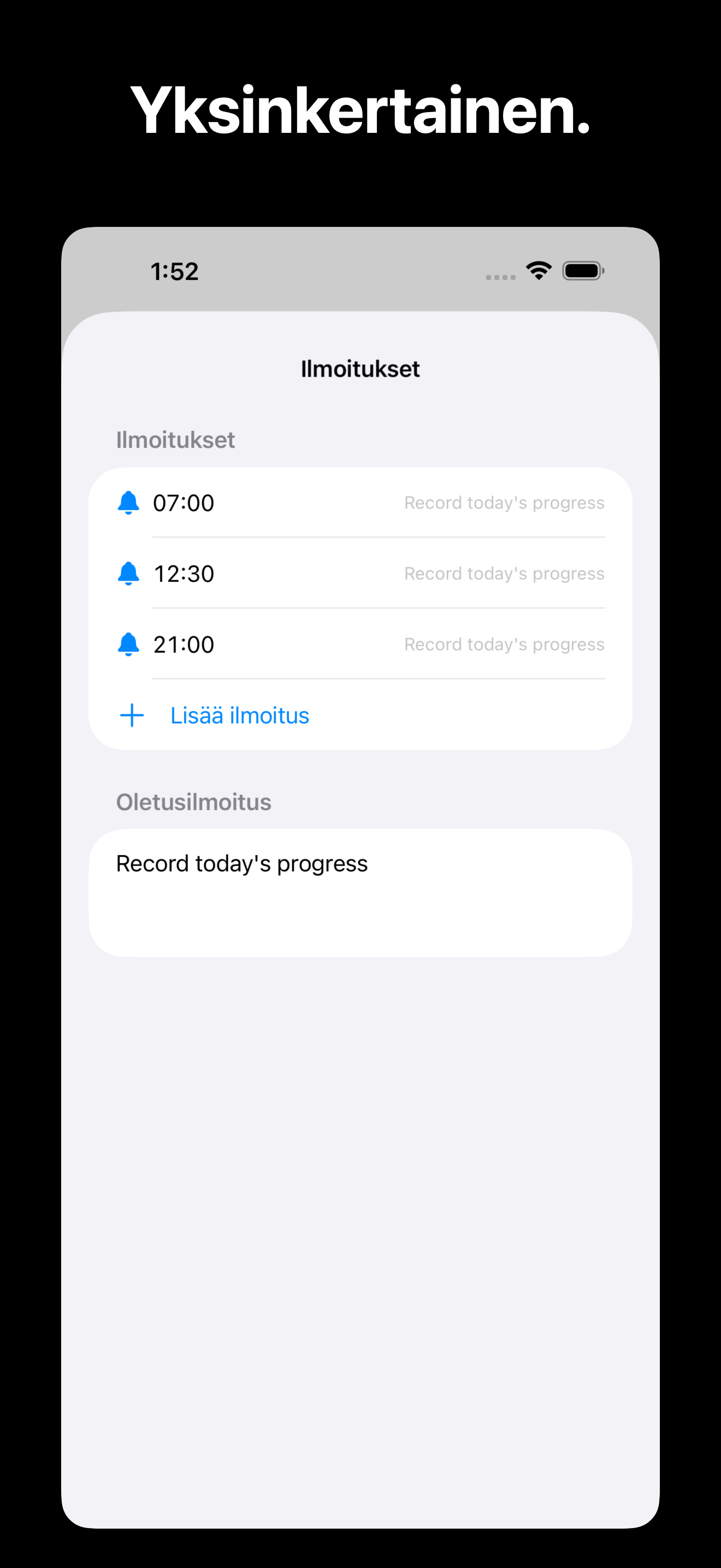 KeepGoing - Habit Tracker iOS screenshot 4 showing app interface