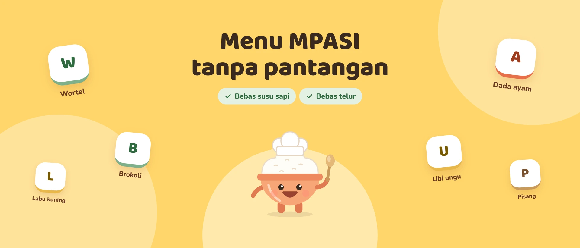 Mamam: Jurnal MPASI Bayi product page header