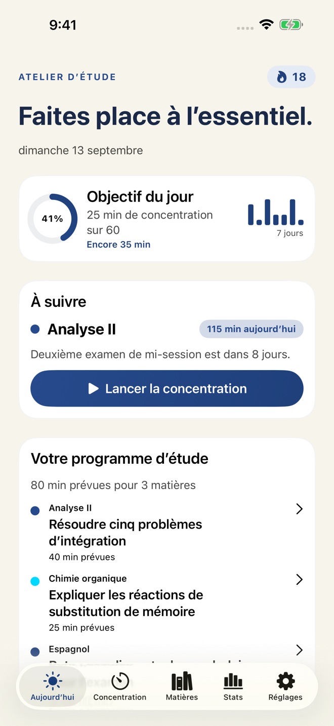 StudyBeat : études et révision capture d’écran 1