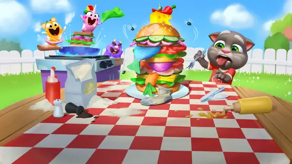 Let Talking Tom Cook