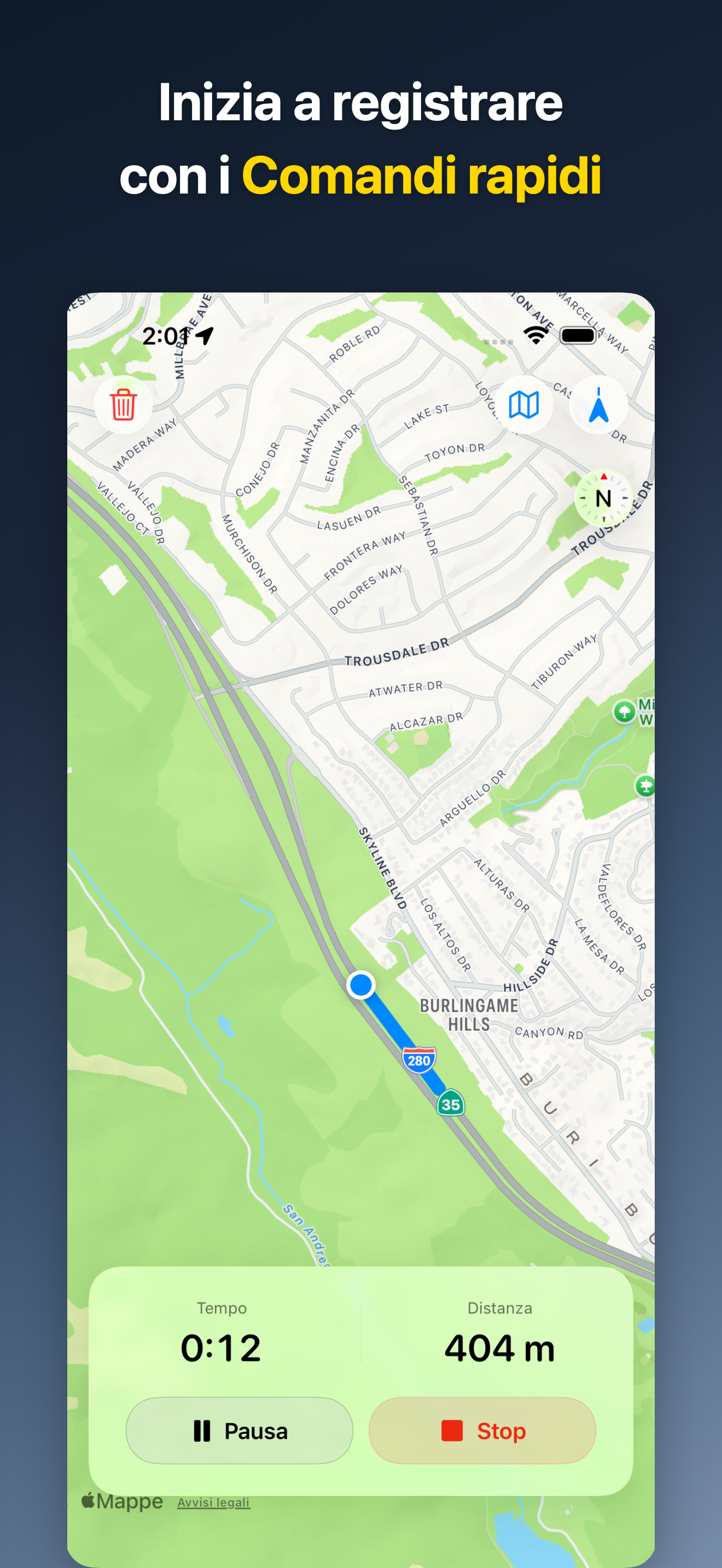 DriveTracker - Driving Log iOS screenshot 1 showing app interface