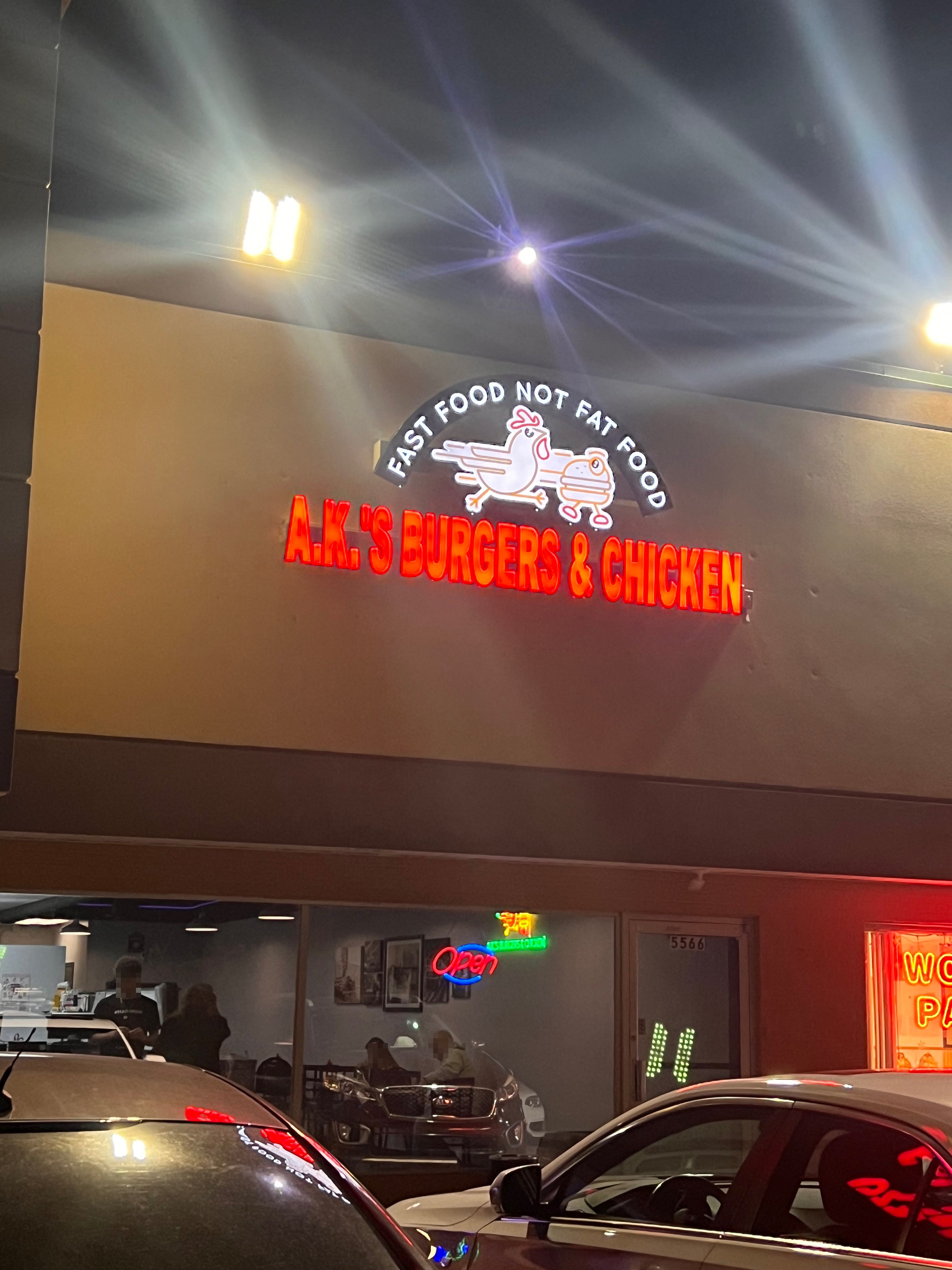 A.K.s Burgers & Chicken