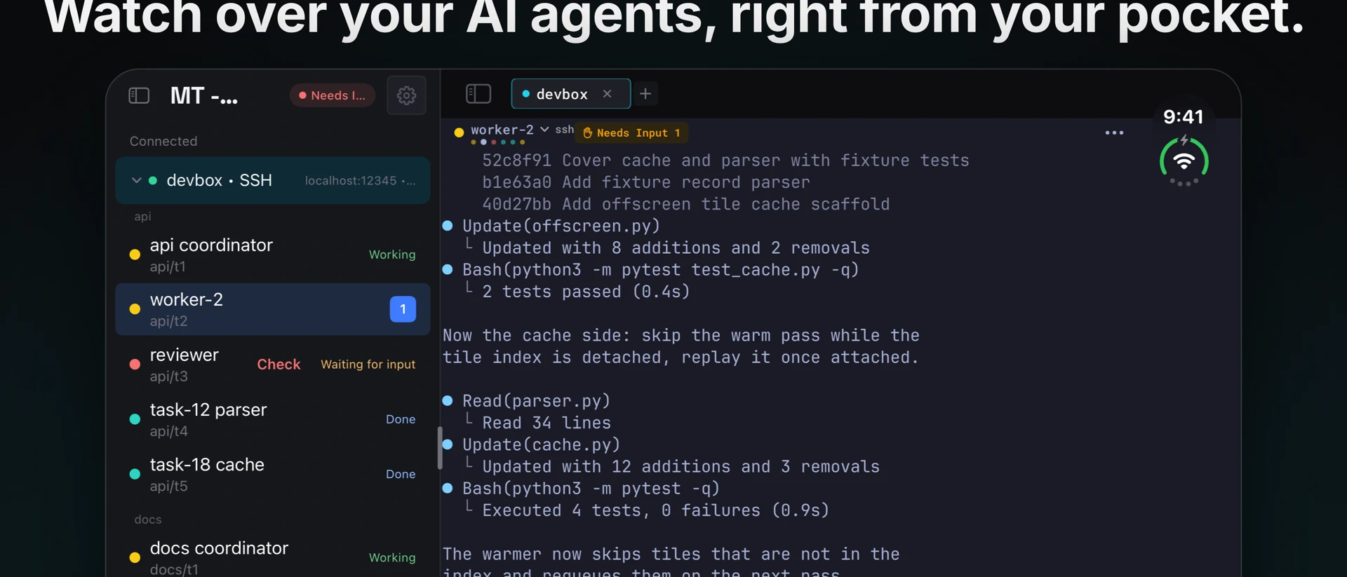 MT — Mosh Terminal product page header