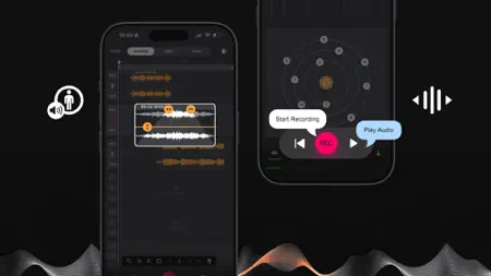 Микрофон-Диктофон,петь песни iPhone screenshot 8