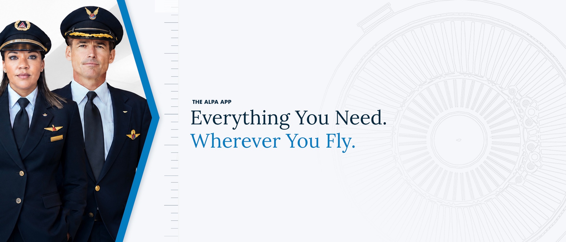 ALPA Mobile product page header