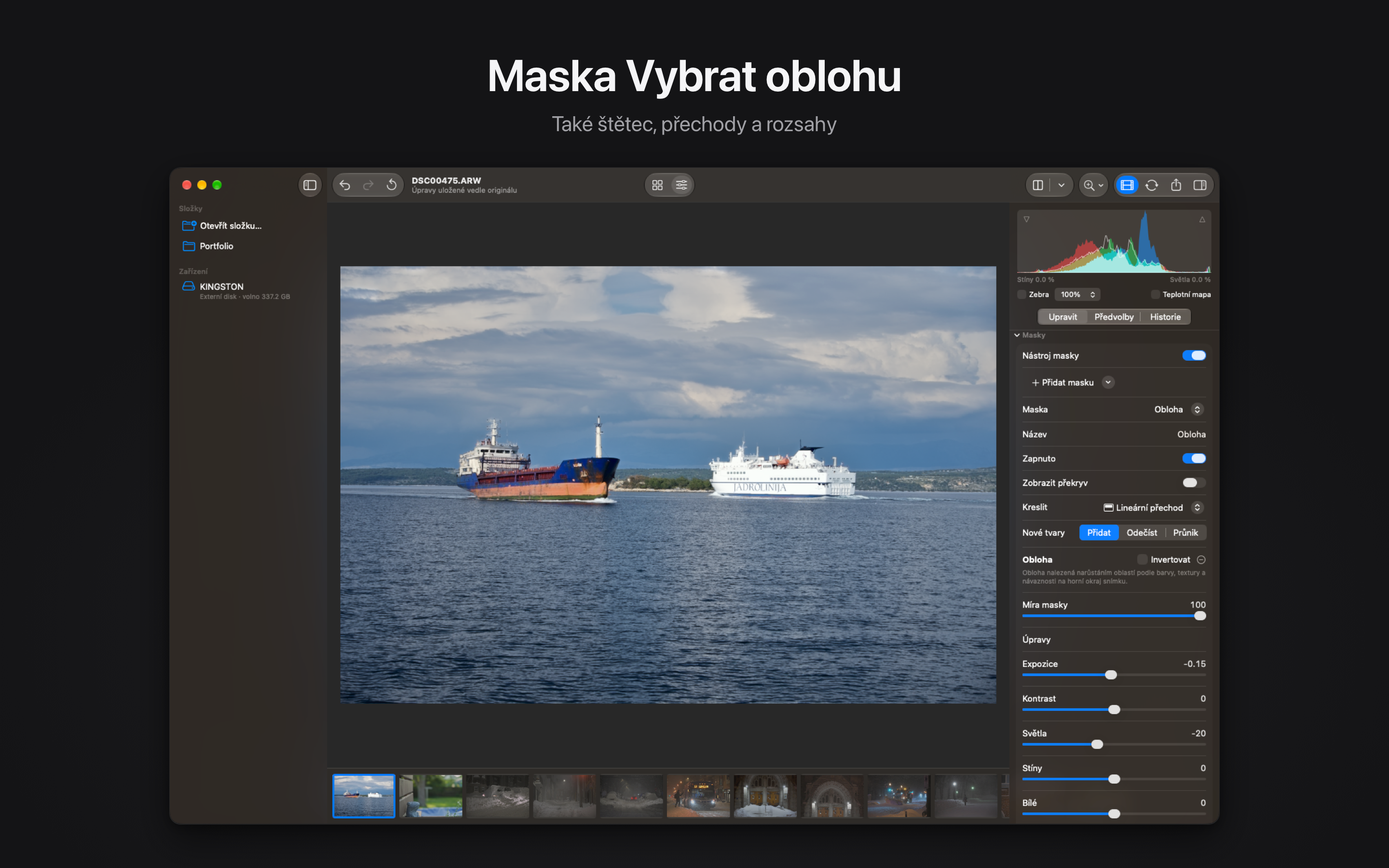 Rawed: RAW Photo Editor macOS screenshot 3 showing app interface