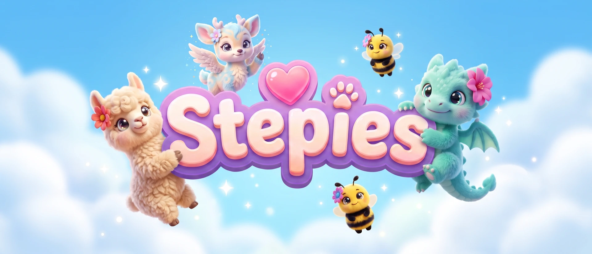 Stepies: Step Counter Game App Store product page header