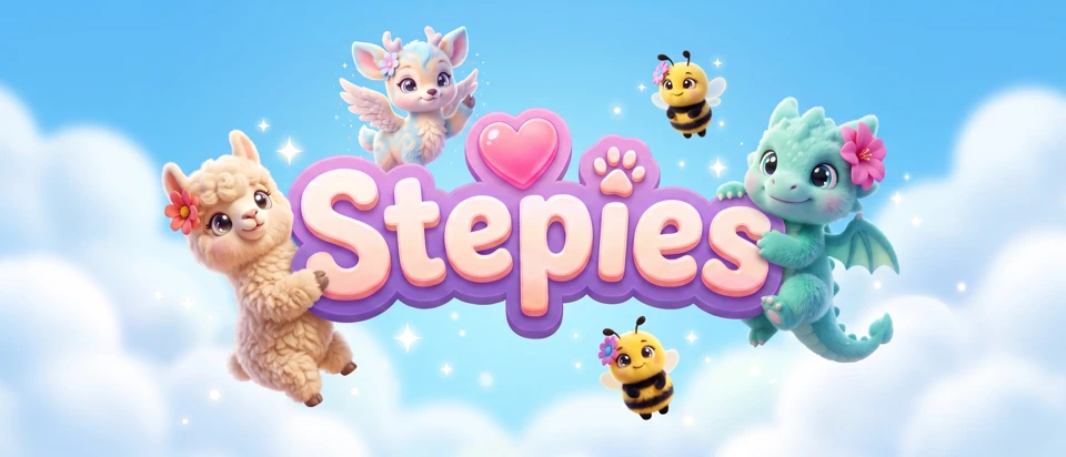Stepies: Step Counter Game App Store product page header