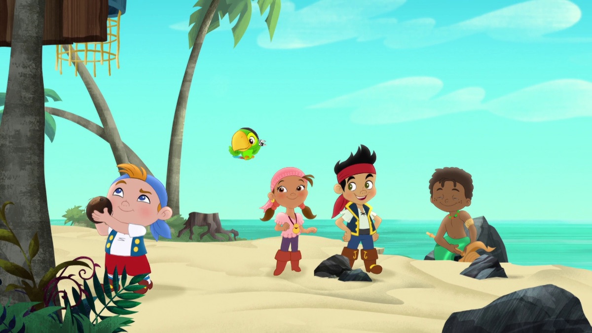 Look Out...Never-Sharks! / The Monkey Pirate King - Jake and the Never ...