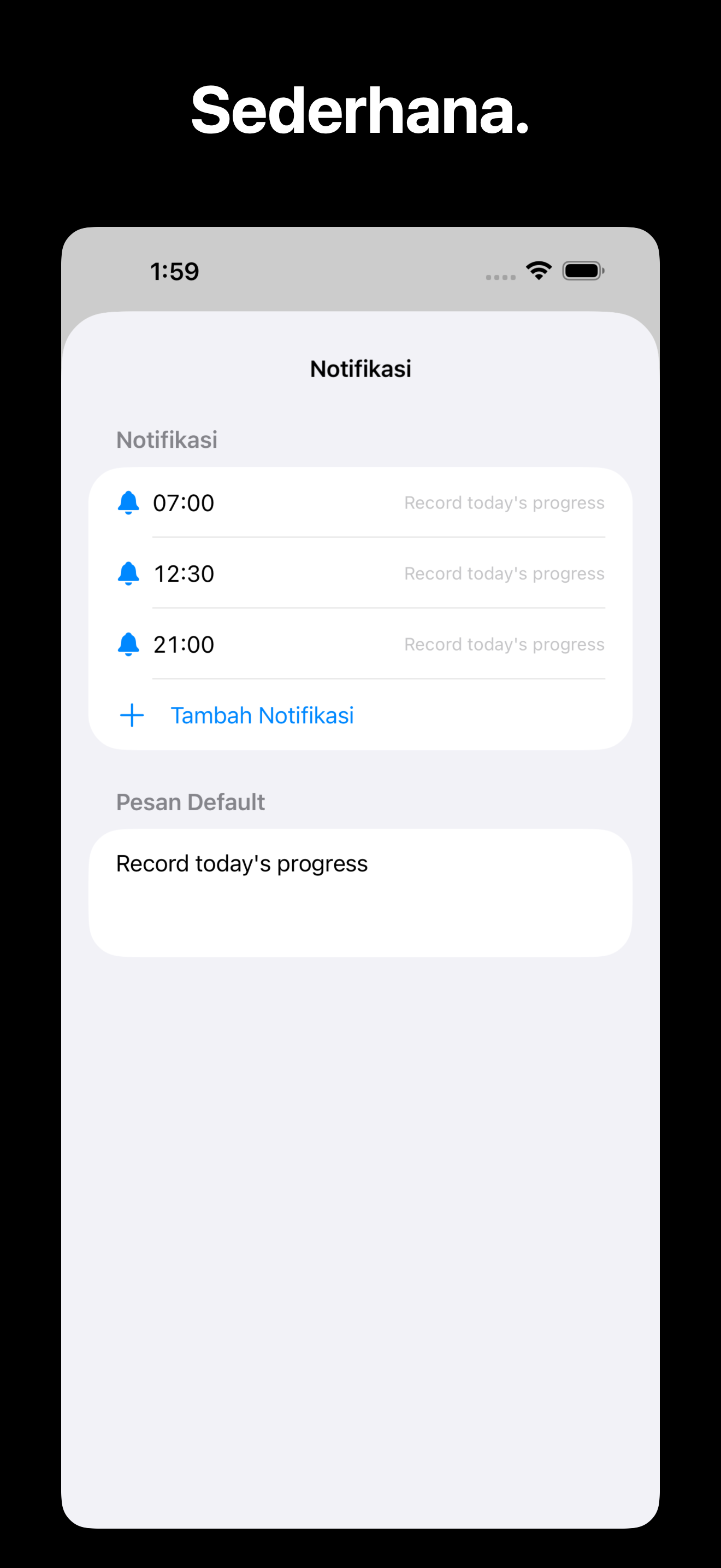 KeepGoing - Habit Tracker iOS screenshot 4 showing app interface