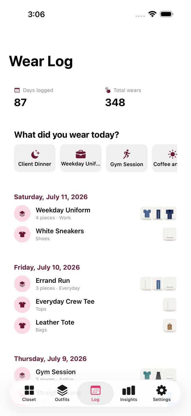 WearWise: Wardrobe & Wear screenshot 4
