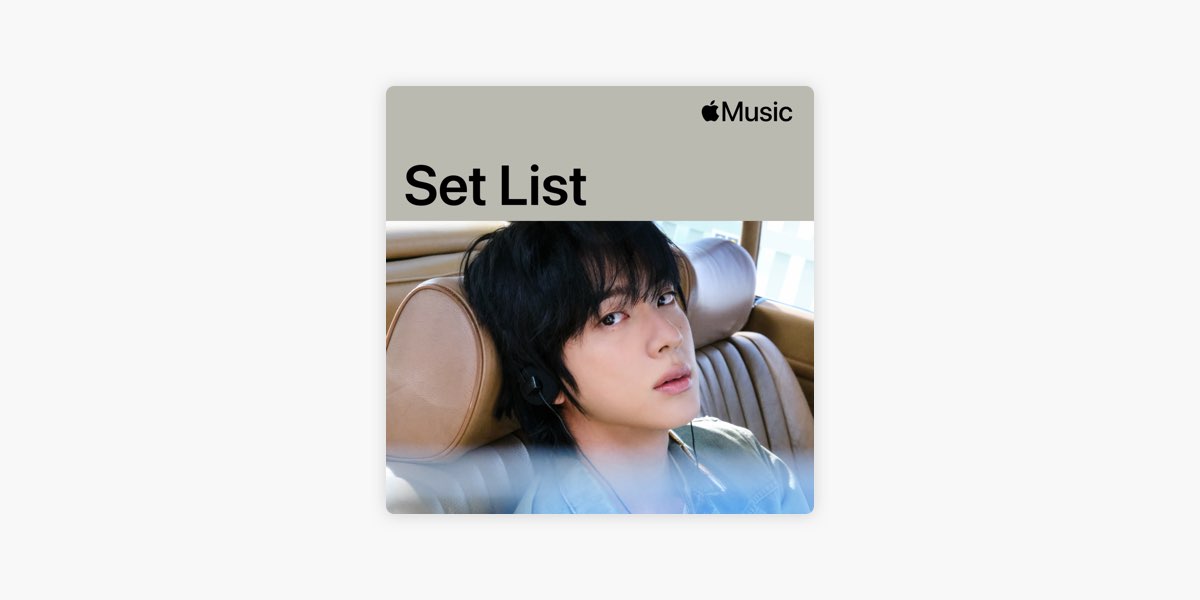 Set List: Jin 
