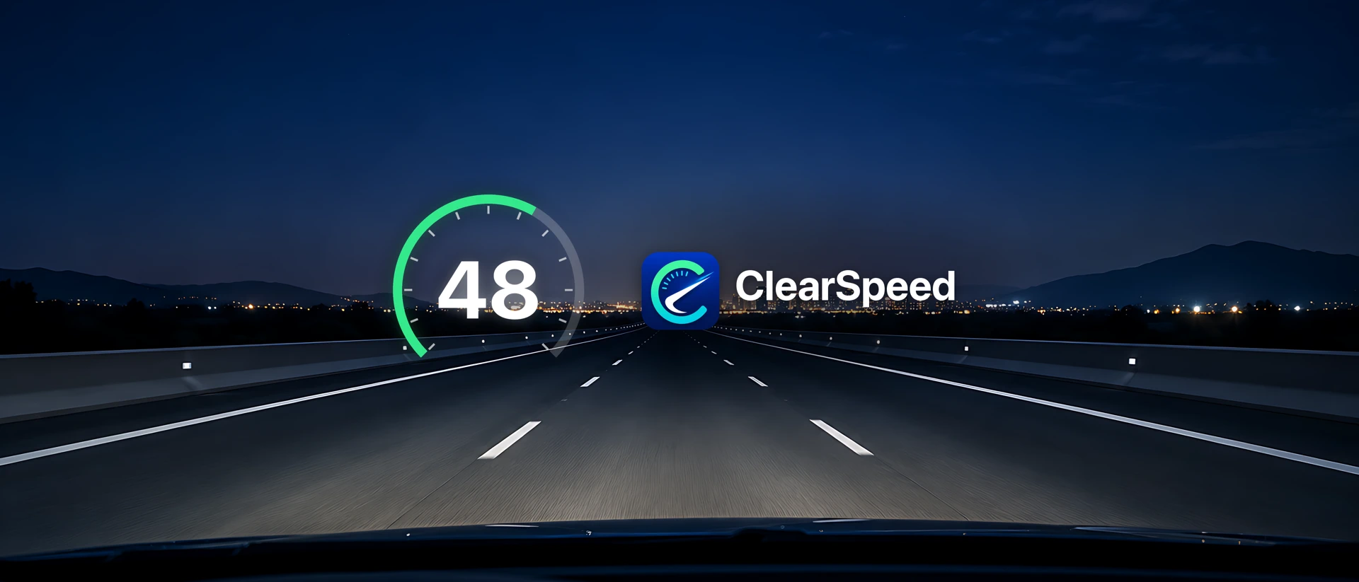 ClearSpeed GPS Speedometer product page header