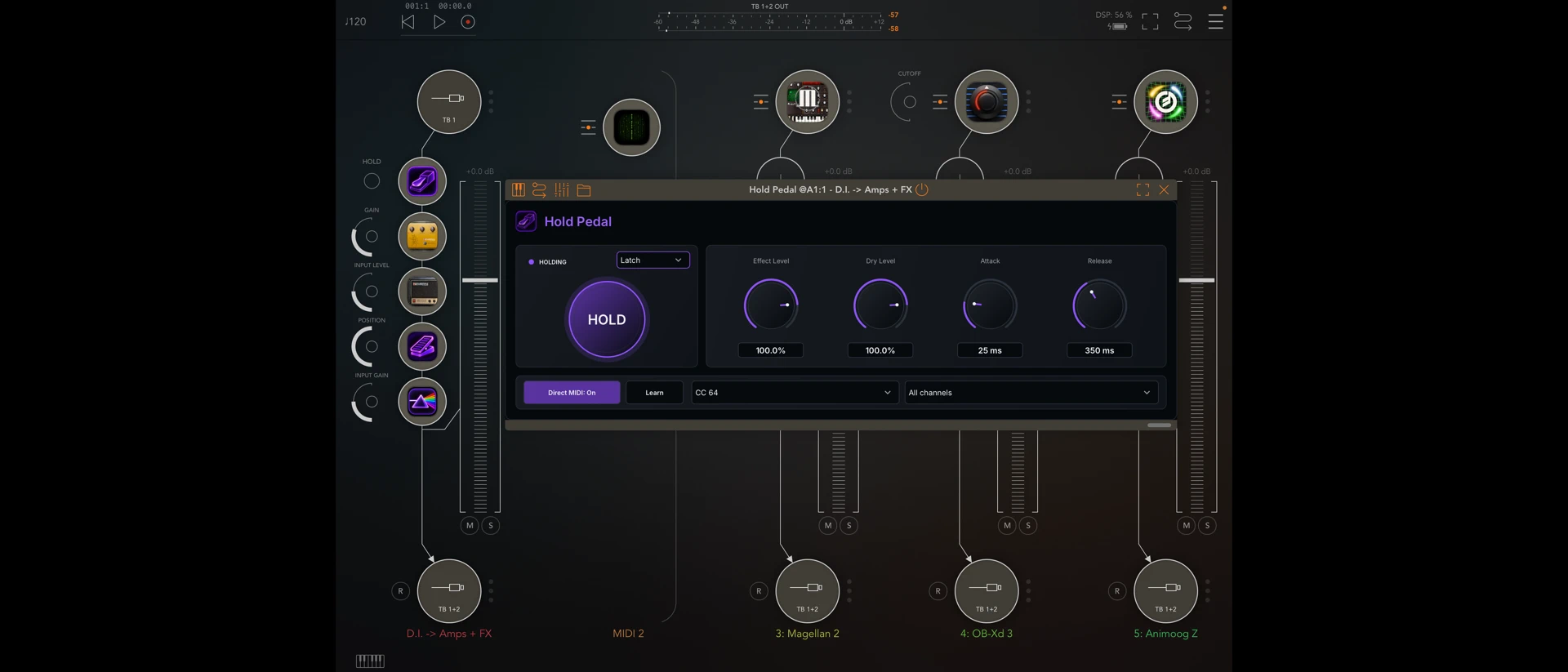 Hold Pedal product page header