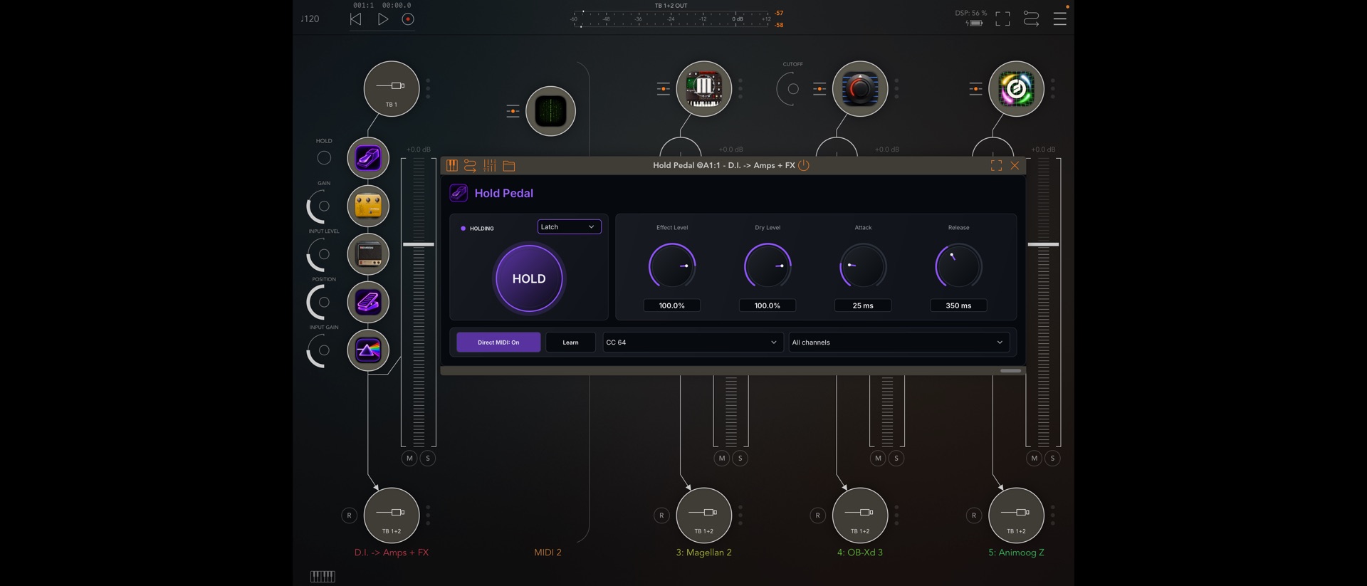 Hold Pedal product page header