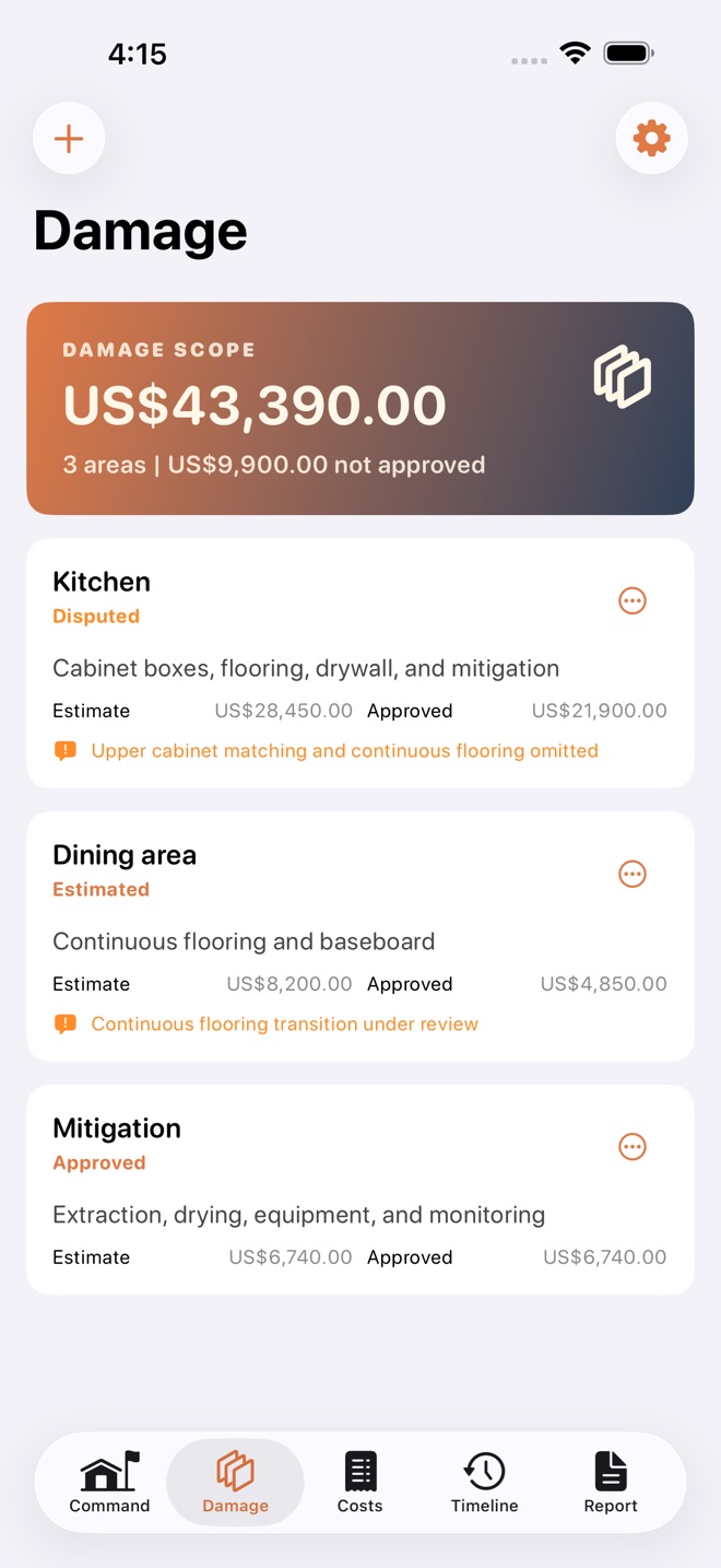 StormLedger: Home Claim screenshot 2
