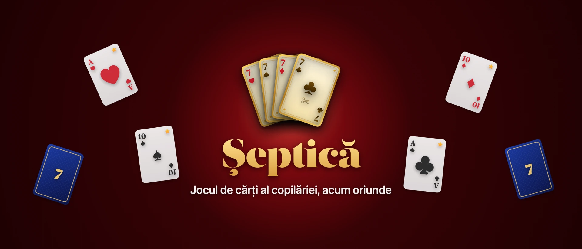 Șeptică – Joc de cărți App Store product page header