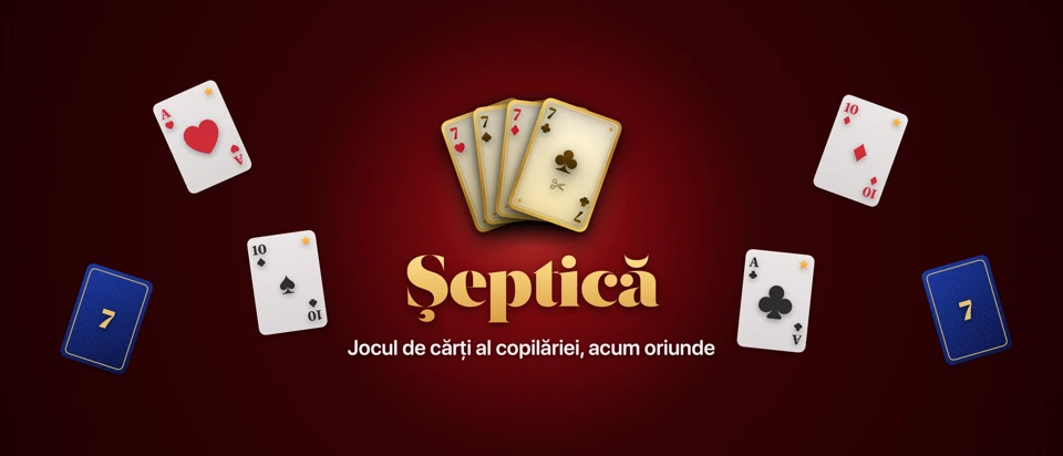 Șeptică – Joc de cărți App Store product page header