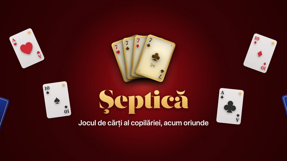 Șeptică – Joc de cărți App Store product page header